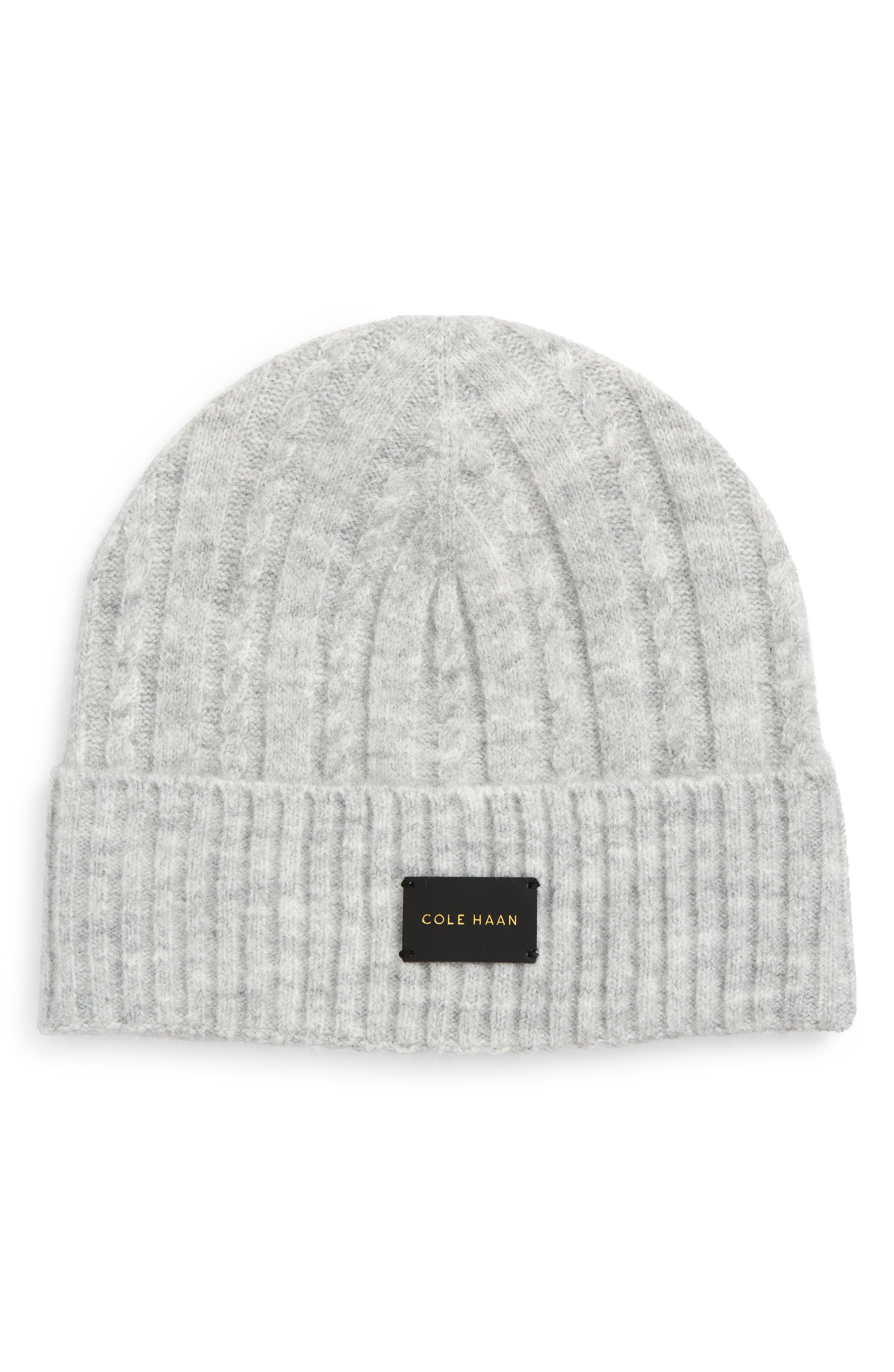 Cole Haan Cable Knit Cuffed Beanie