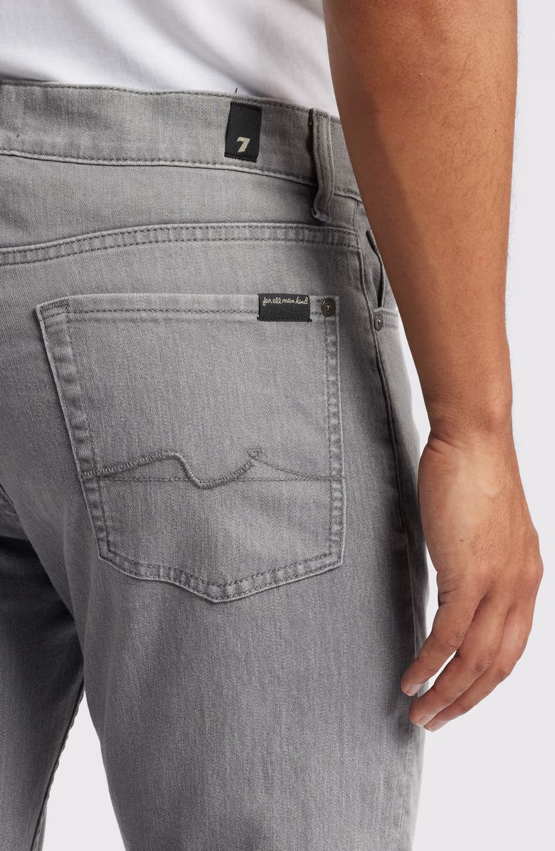 7 For All Mankind Slimmy Coated Bootcut Jeans, Alternate, color, 