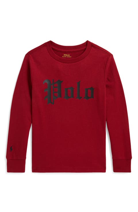 Kids' Logo Long Sleeve Graphic T-Shirt