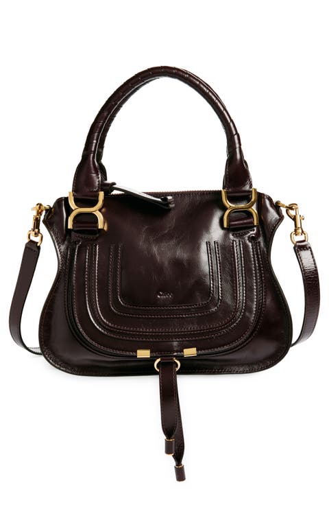 Small Marcie Leather Satchel