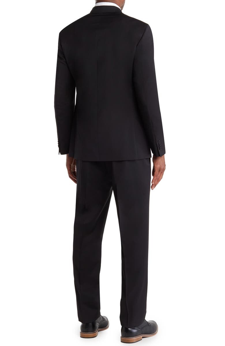 JB Britches Sartorial Two Button Notch Lapel Wool Blend Suit, Alternate, color, 