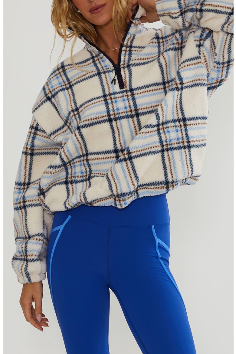 Leona Faux Fur Sherpa Jacket, Main, color, OPAL SKY SHERPA