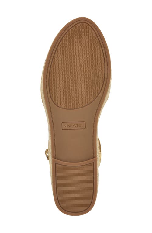 Nine West Darby Sandal In Light Natural