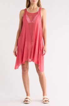 Elan Sleeveless Knit Cover-Up Dress