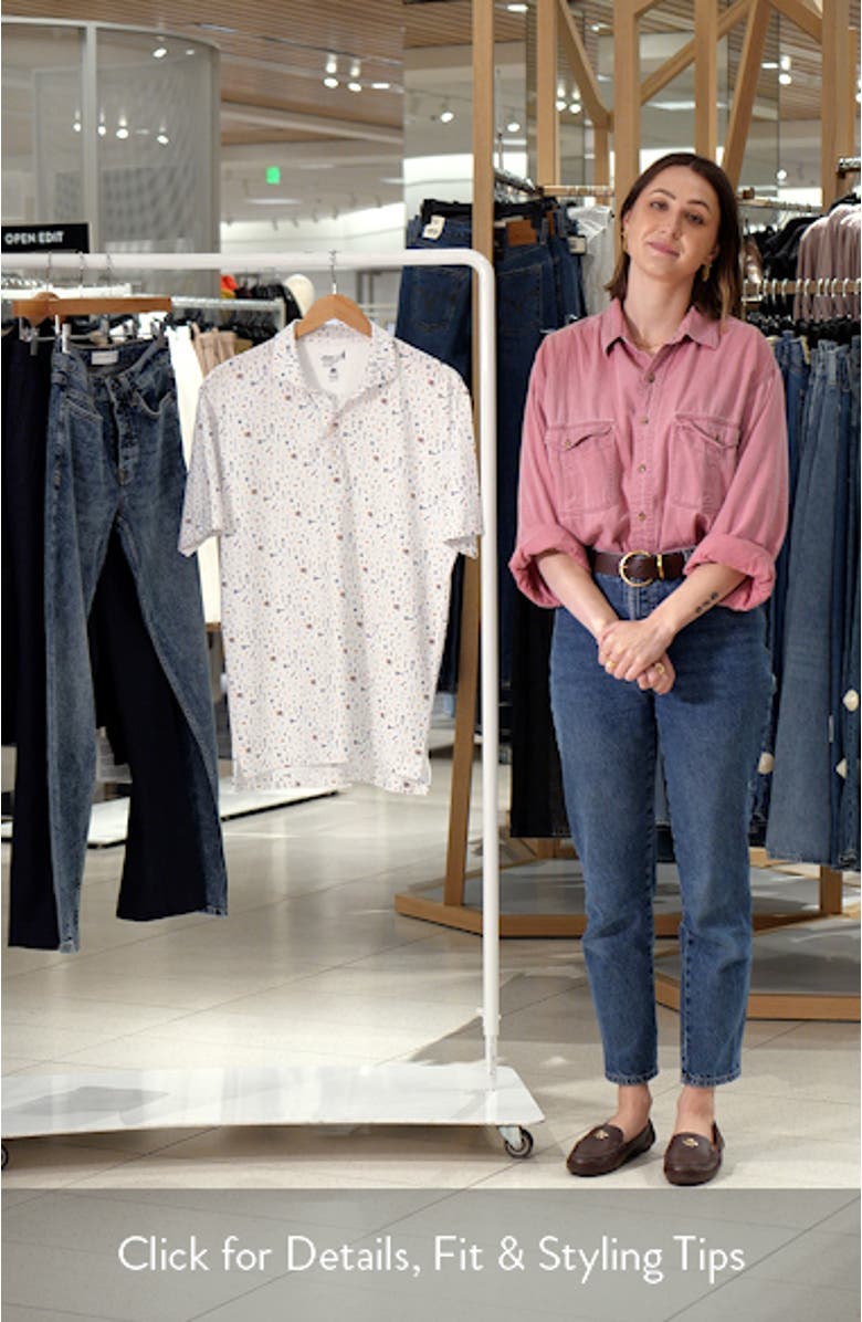 Bar Cart Libations Print PREP-FORMANCE Golf Polo, sales video thumbnail