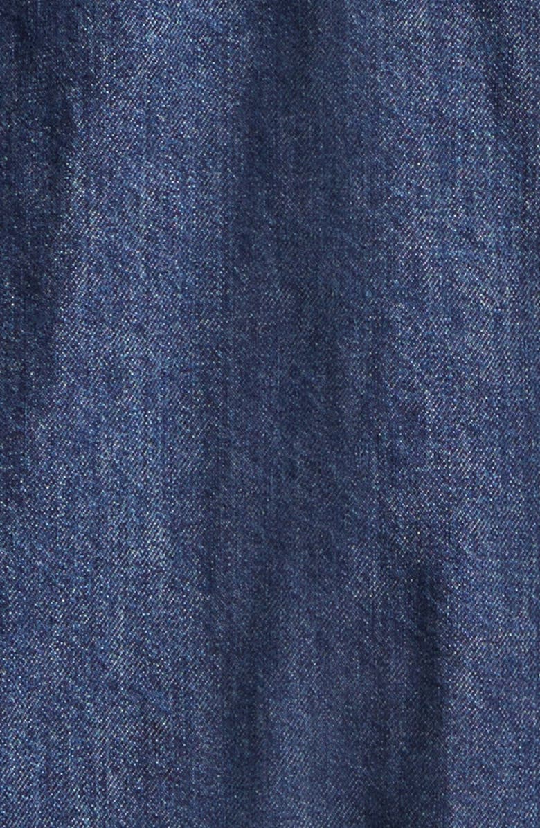 Sacai Mixed Media Blouson Jacket, Alternate, color, Blue