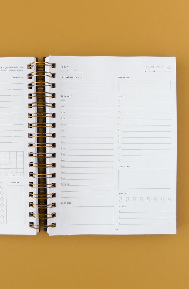 SIMPLE SELF The Self-Care Planner, Alternate, color,
