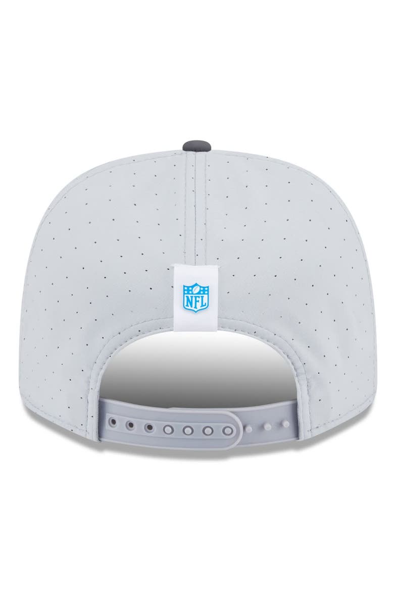 New Era Men's New Era  Gray/Graphite Detroit Lions 2025 NFL Training Camp 9SEVENTY Adjustable Hat, Alternate, color, 