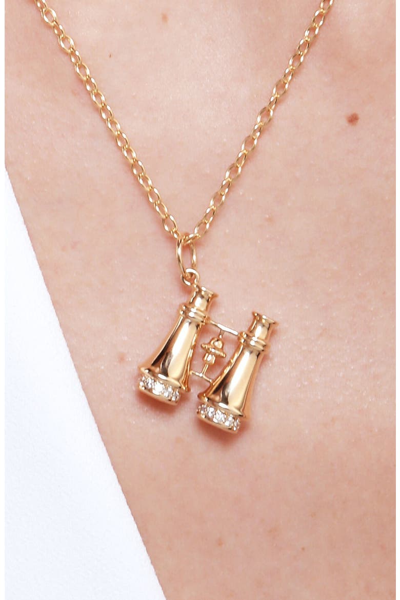 Star Gazer Pendant, Alternate, color, Yellow Gold