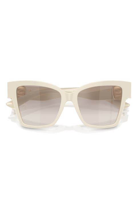 54mm Gradient Square Sunglasses