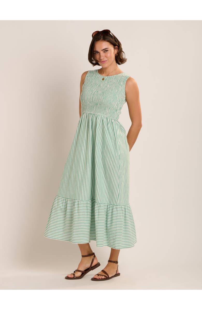 Brakeburn Trinn Bodice Maxi Dress, Main, color, Green