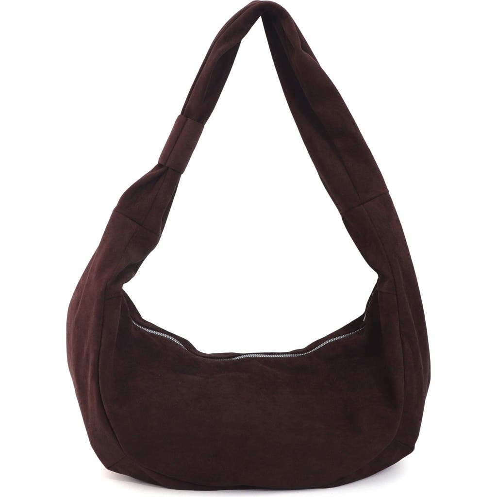 Adornia Faux Suede Crossbody Bag in Brown at Nordstrom Rack