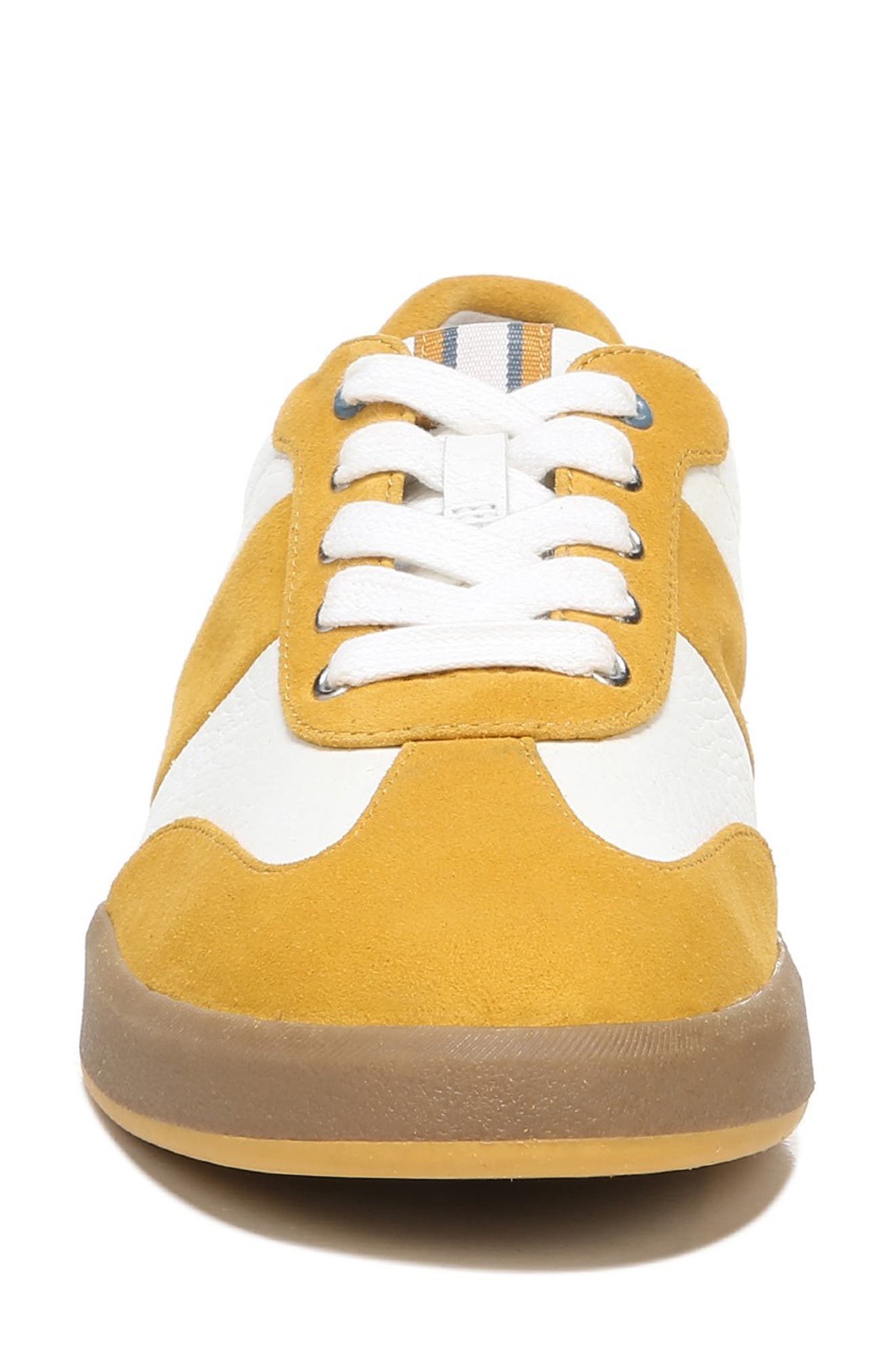 Evin Sneaker, Alternate, color, WHITE GOLDEN ROD