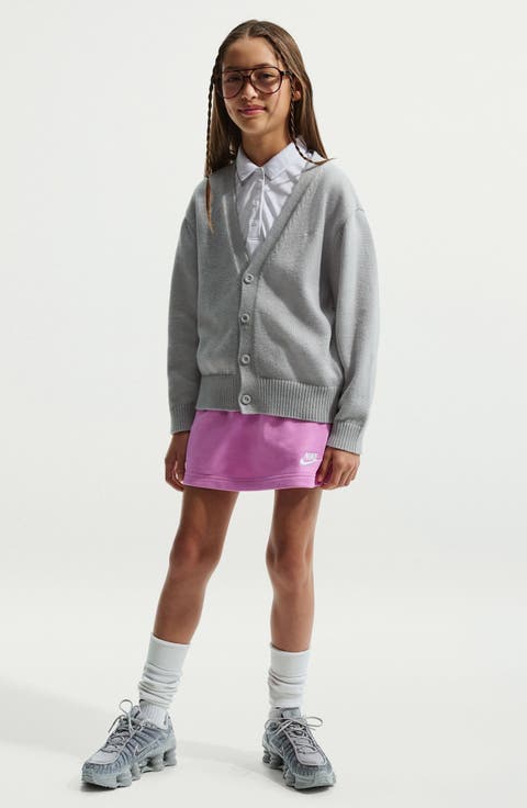 Kids' Sportswear Club Fleece Pull-On Skirt (Big Kid)