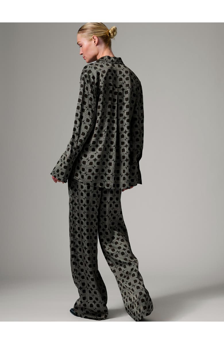 DAY Birger et Mikkelsen Plymo Printed Long Sleeve Shirt, Alternate, color, Black