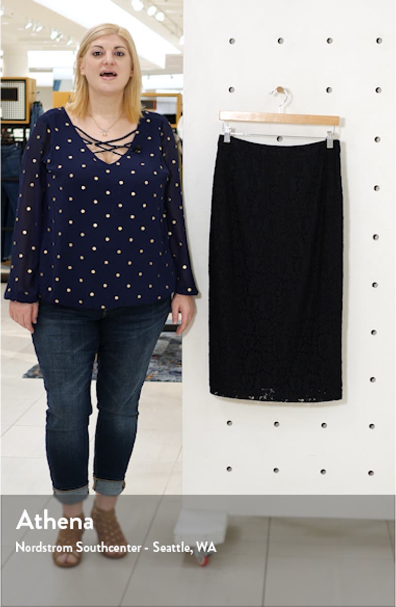 Lace Pencil Skirt, sales video thumbnail