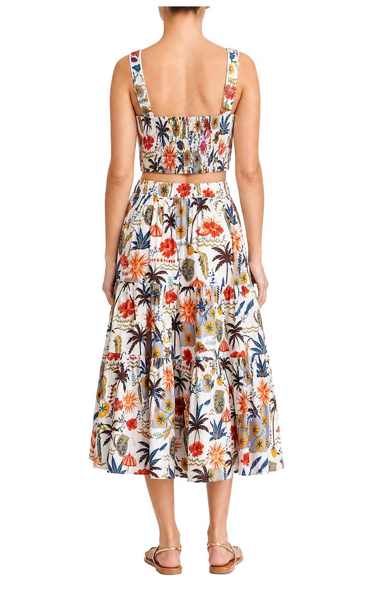 Change of Scenery Joanna Tiered Maxi Skirt, Alternate, color, Riviera