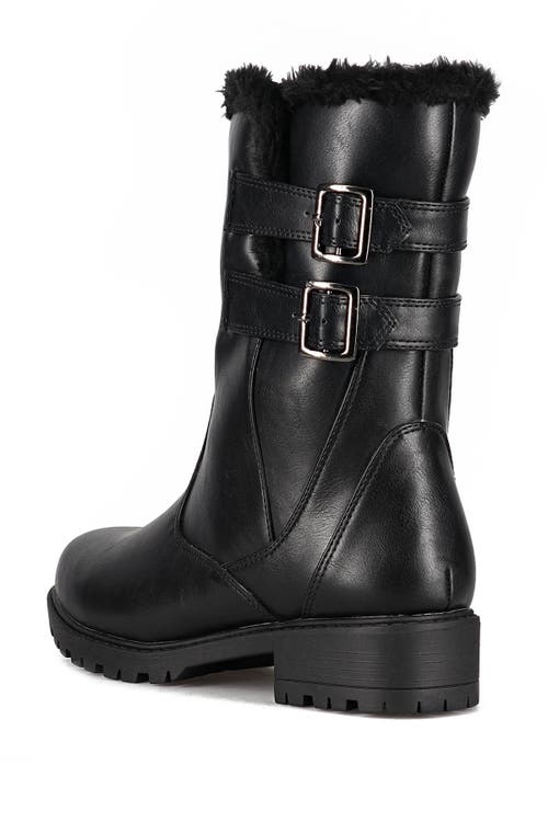 Aquatherm By Santana Canada Cold Weather Faux Fur Lined Boot In Black