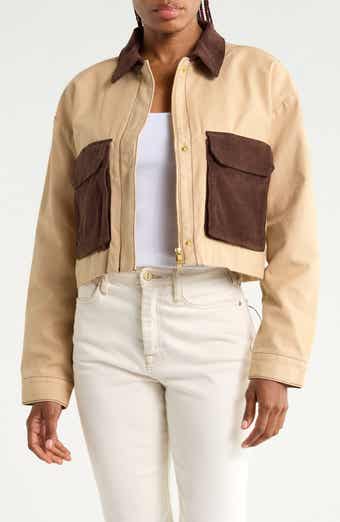 Mixed Media Chore Jacket