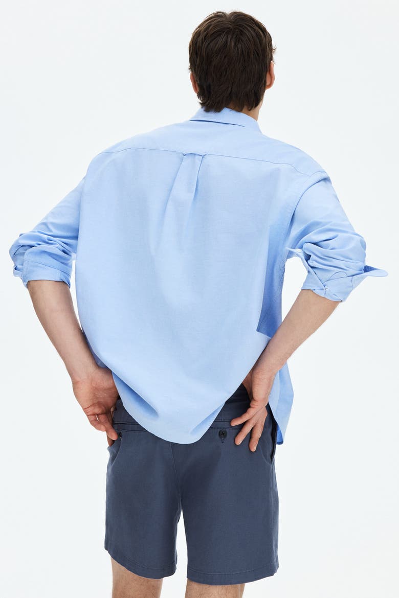 Regular Fit Cotton Chino Shorts, Alternate, color, Dusty blue