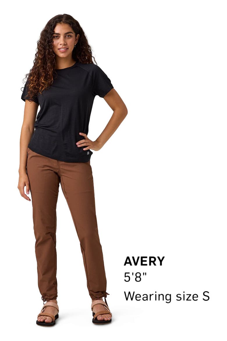 Wasatch Adventure Rws Merino Lt-Wt Tech Tee - Women's, Alternate, color, Black
