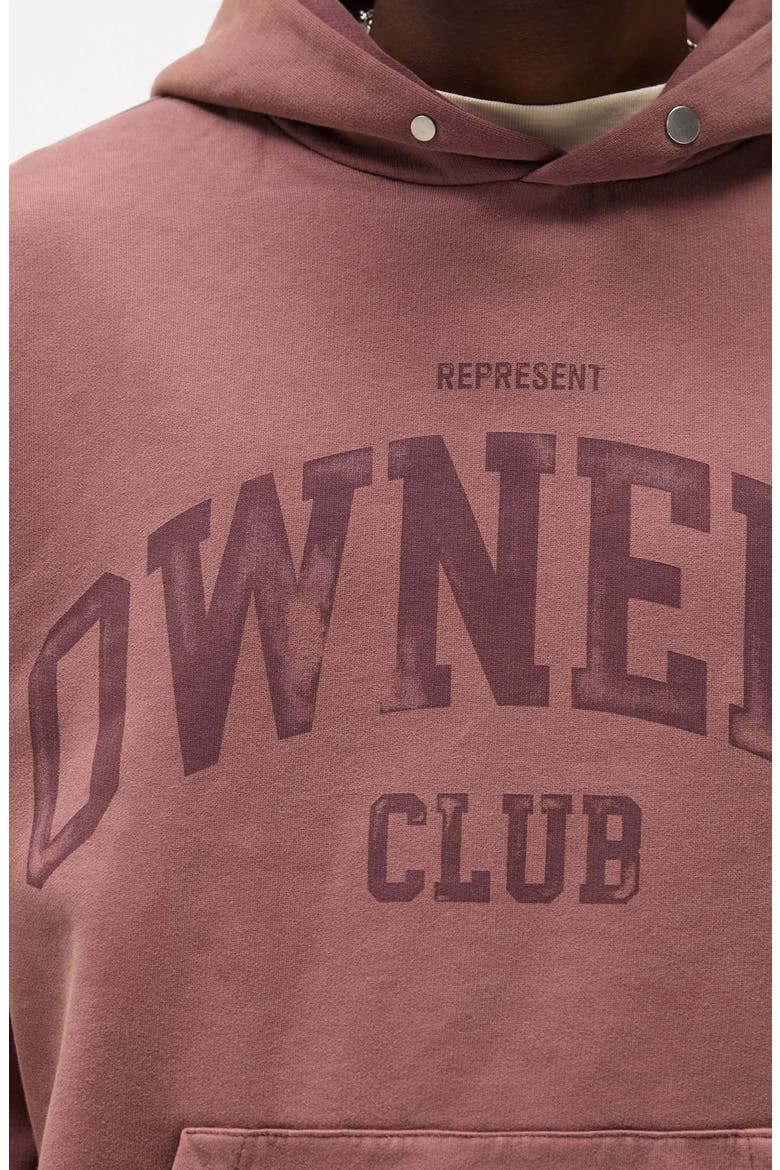Owners' Club Cotton Graphic Hoodie, Alternate, color, SMOKED ROSE