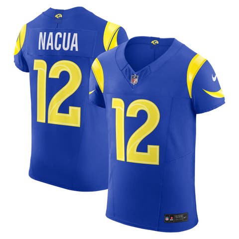 Men's Nike Puka Nacua Royal Los Angeles Rams Team Vapor F.U.S.E. Elite Jersey