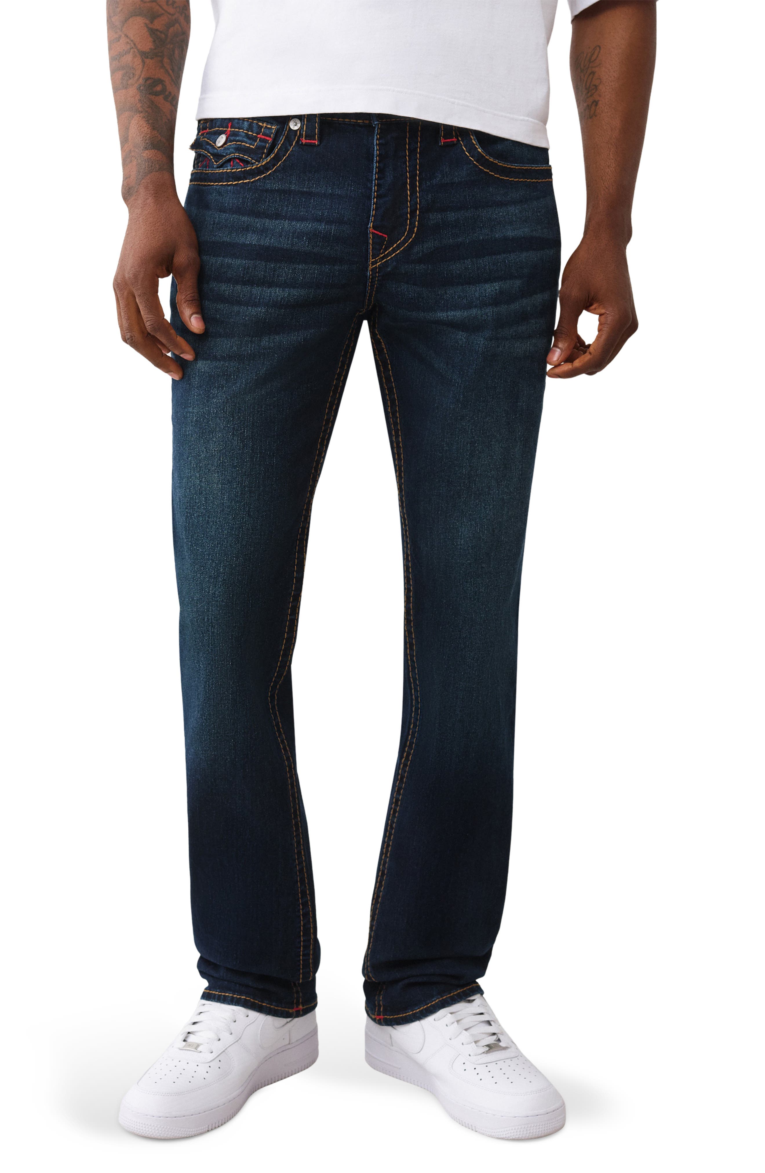 True Religion Ricky Big T Flap Straight Jeans