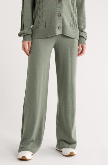 Splendid Emily Cable Knit Pants In Multi