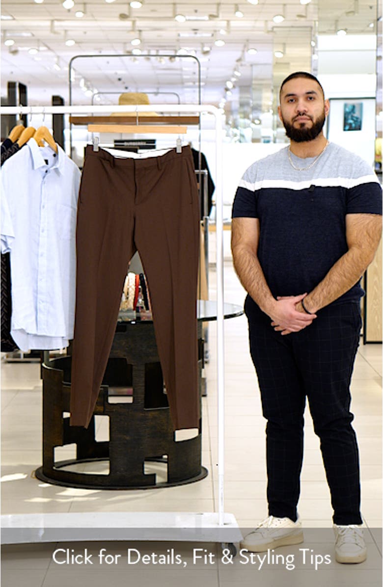 Prince of Wales Check Super Slim Fit Stretch Pants, sales video thumbnail