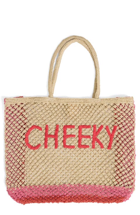 Moonlight Woven Jute Tote