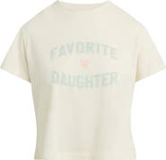 Favorite Daughter The Cropped Crewneck T-Shirt