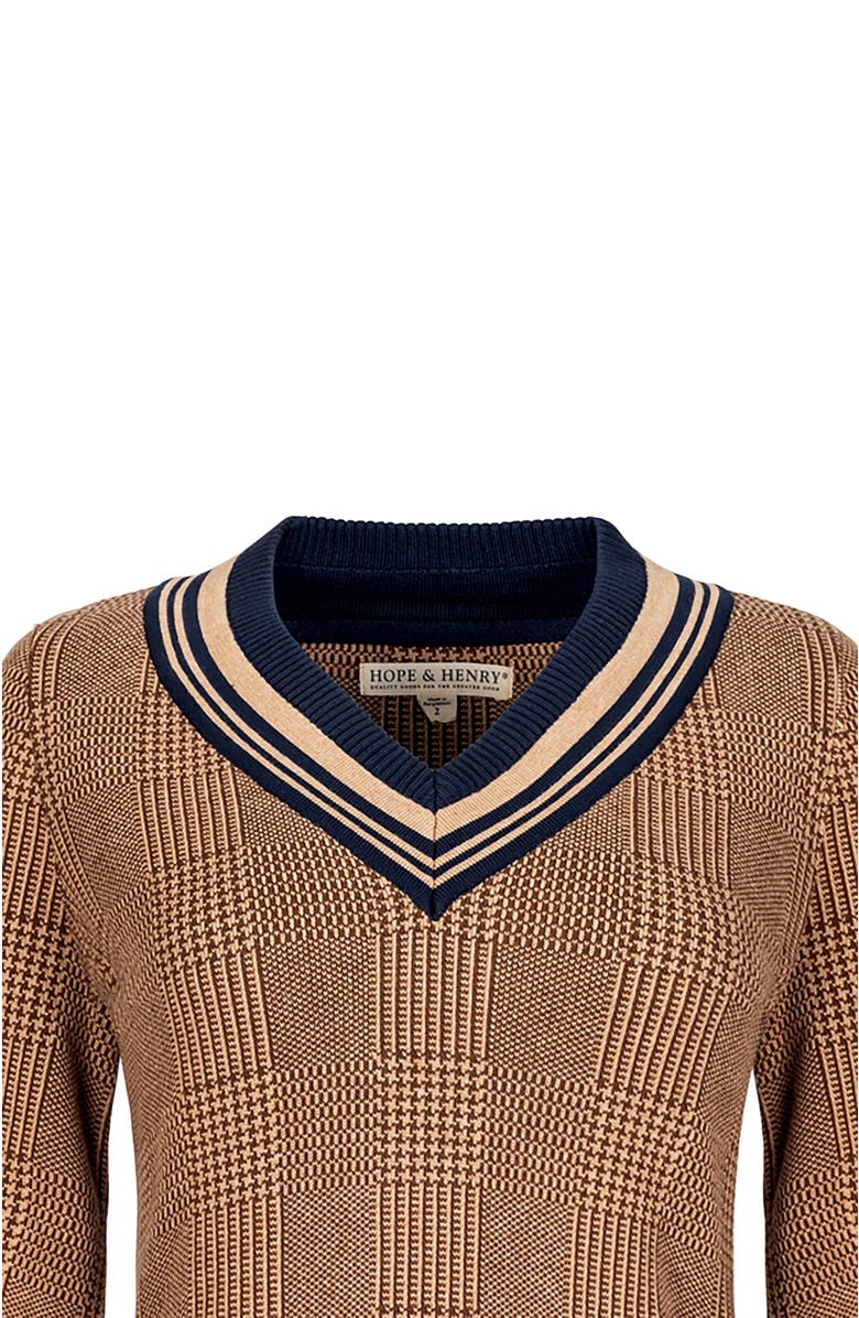 Hope & Henry Women's Organic Intarsia Cricket Sweater Dress, Alternate, color, 