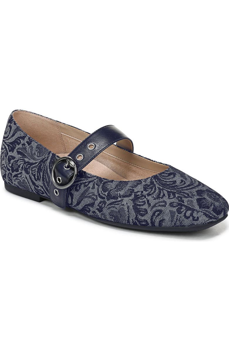 Vionic Hattie Mary Jane Flat, Main, color, Dark Denim