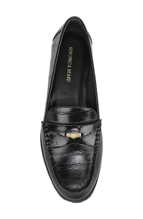 Veronica Beard Penny Lug-sole Loafer In Black