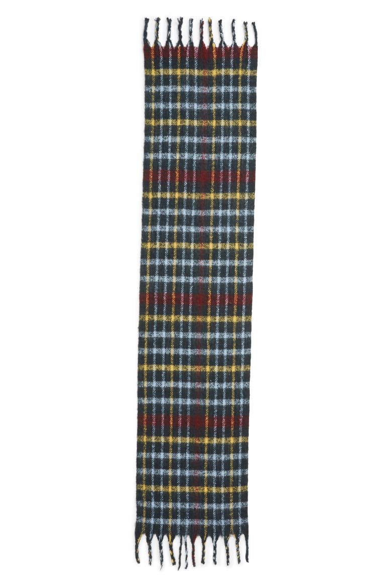Check Blanket Scarf (Nordstrom Exclusive), Alternate, color, NAVY COMBO