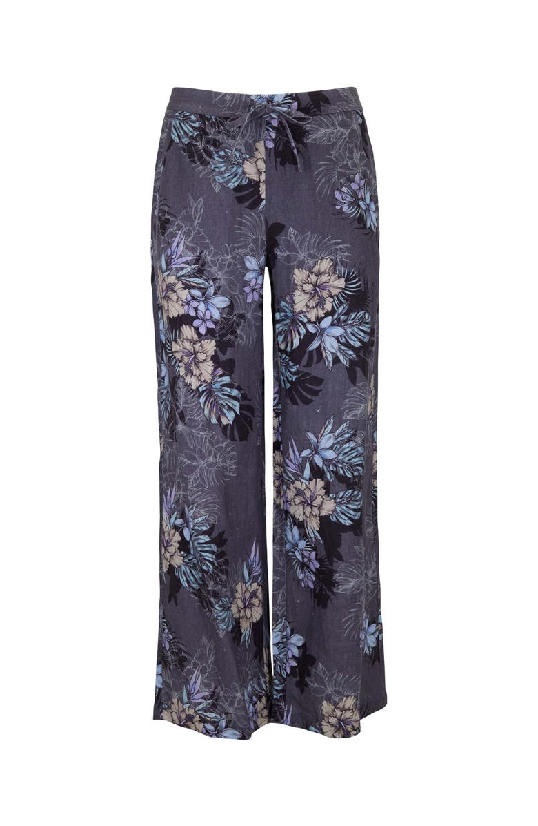 Lords of Harlech Exotic Floral Lillian Womens Wide-leg Pant, Alternate, color, Exotic Floral Black