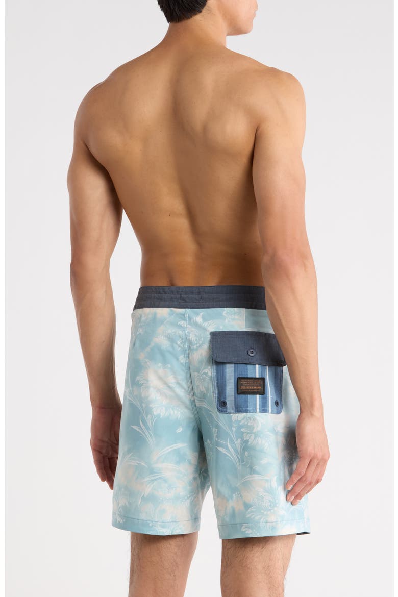 True North Garage Board Shorts, Alternate, color, BLUE FOG