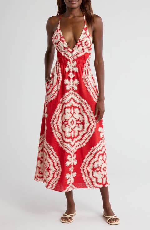 Gete Linen Triangle Dress