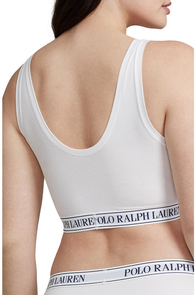Ribbed Built-Up Bralette, Alternate, color, WHITE CLOUD