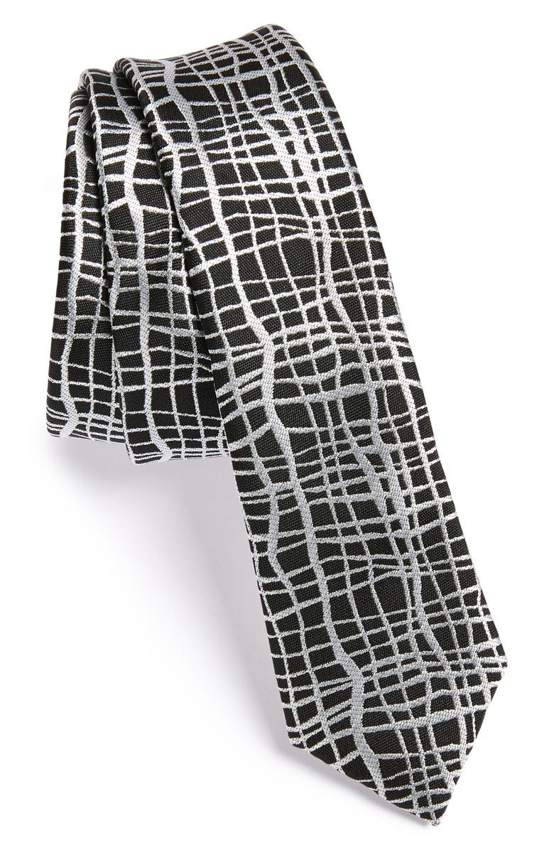 Topman Monochrome Tie, Main, color, 