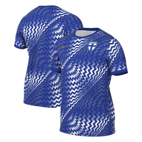 Men's Nike Blue Finland National Team 2026 Academy Pro Pre-Match Top