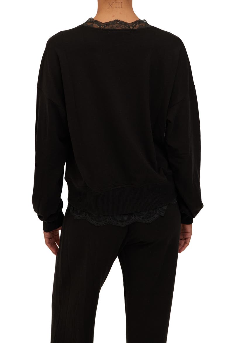 Malibu Pullover, Alternate, color, BLACK