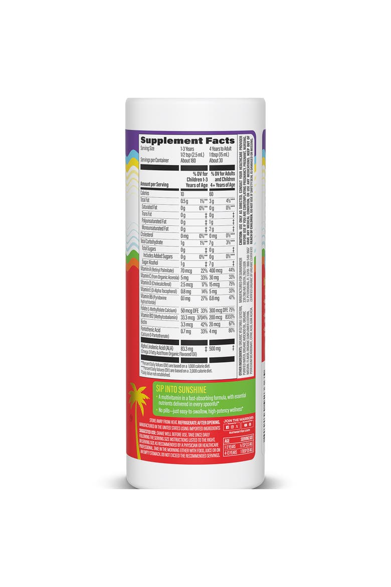 Organic Liquid Kid's Multi + Omega's Very Berry 450 ml, Alternate, color, No Color
