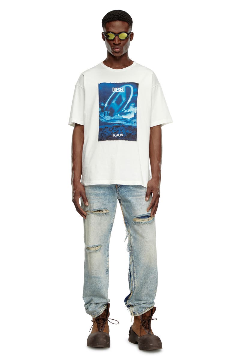 DIESEL<sup>®</sup> Cotton Jersey Graphic T-Shirt, Alternate, color, 