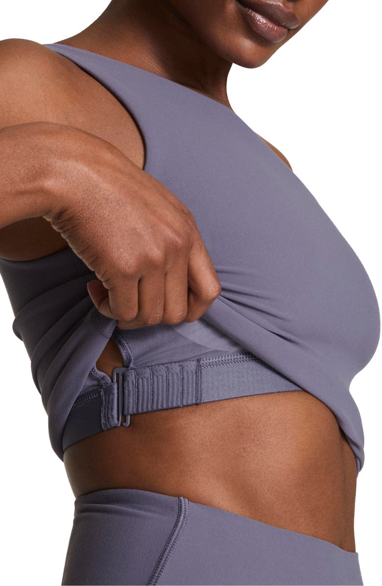 SPANX<sup>®</sup> Bare Essentials One Shoulder Tank, Alternate, color, Orchid Ash