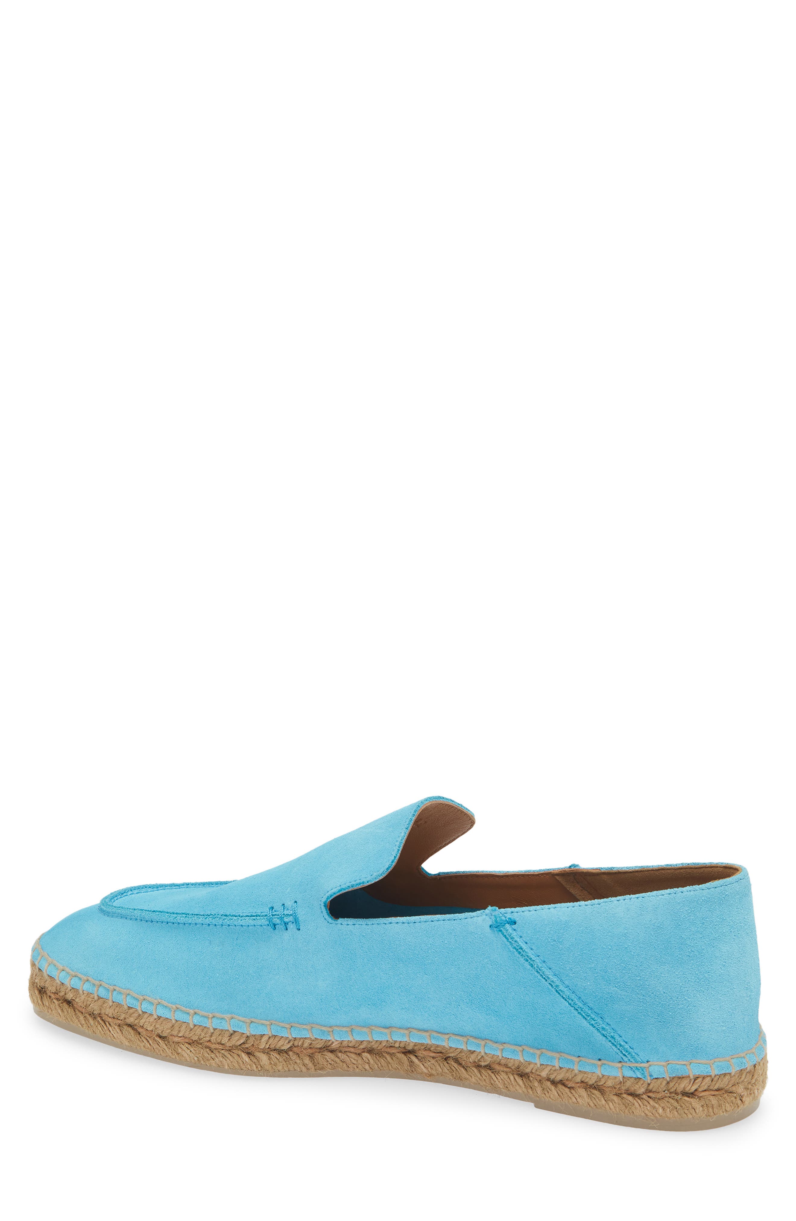 TOM FORD Finn Espadrille Loafer, Alternate, color, Aqua Blue/ Ecru
