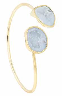 SAACHI Agate Duet Cuff Bracelet