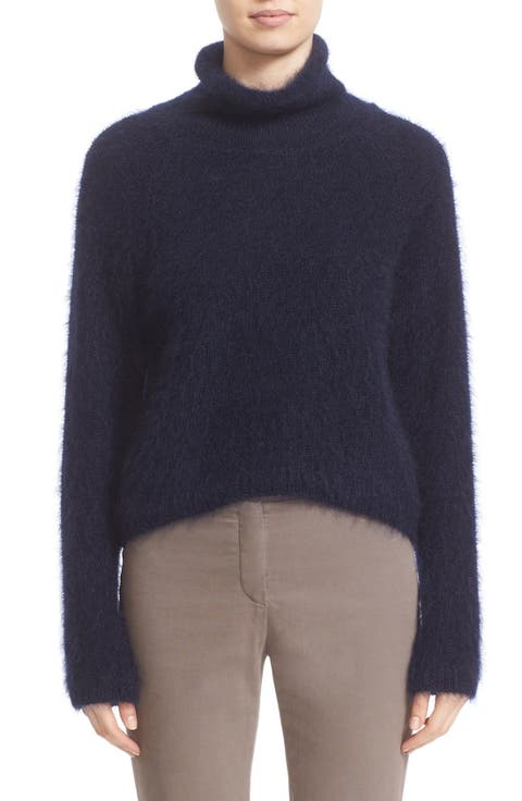 Mohair & Silk Turtleneck Sweater