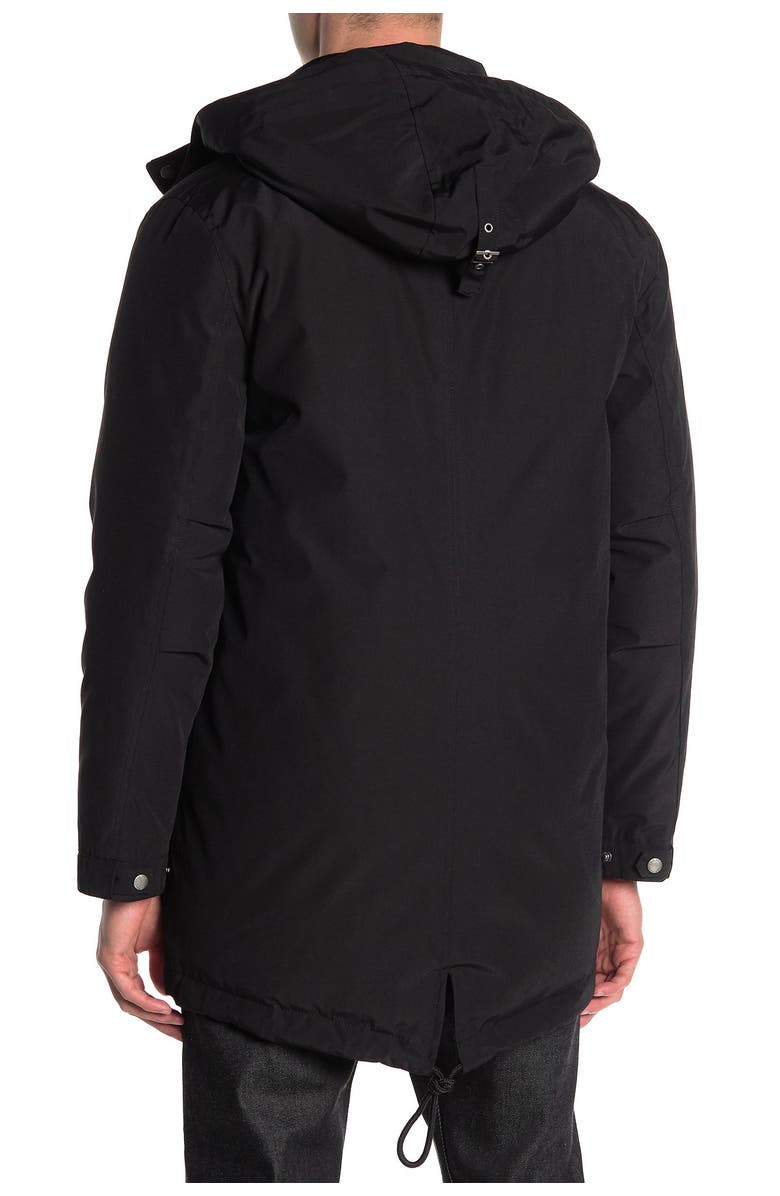 Cole Haan Drawcord Hem Hooded Jacket, Alternate, color,